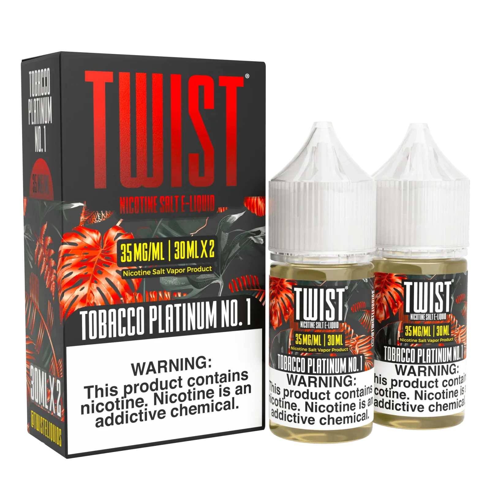 Tobacco Platinum No. 1 SALT - Twist E-Liquids - 60mL