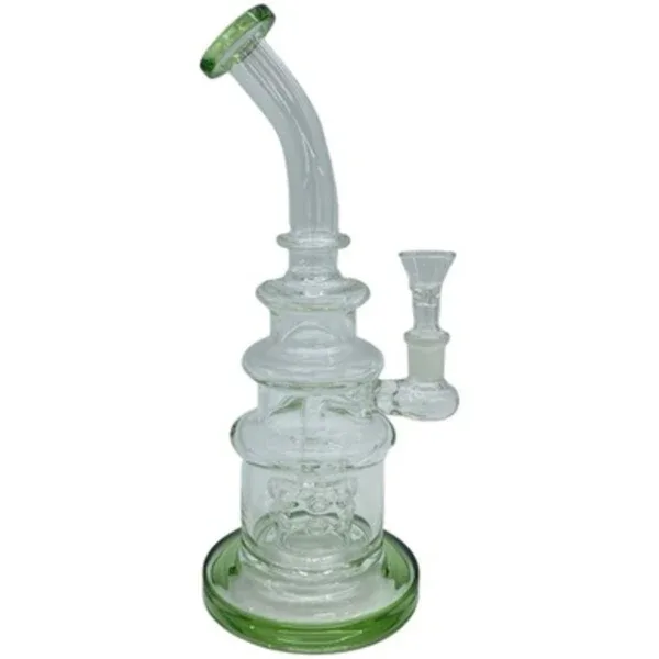 11" Bubble Glass Percolator Water Pipe