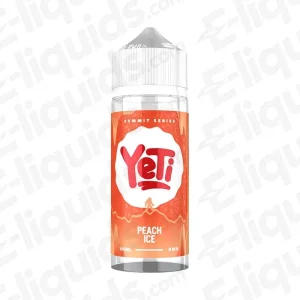 Yeti Summit Series 100ml Shortfill Peach Ice Vape Juice