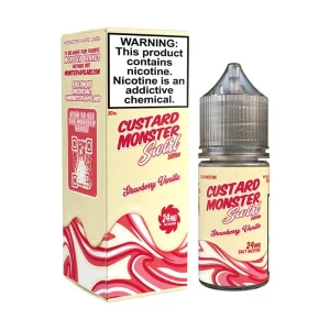 Strawberry Vanilla by Custard Swirl Monster Salt 30mL