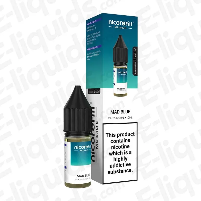 Nicorefill Mad Blue Nic Salt