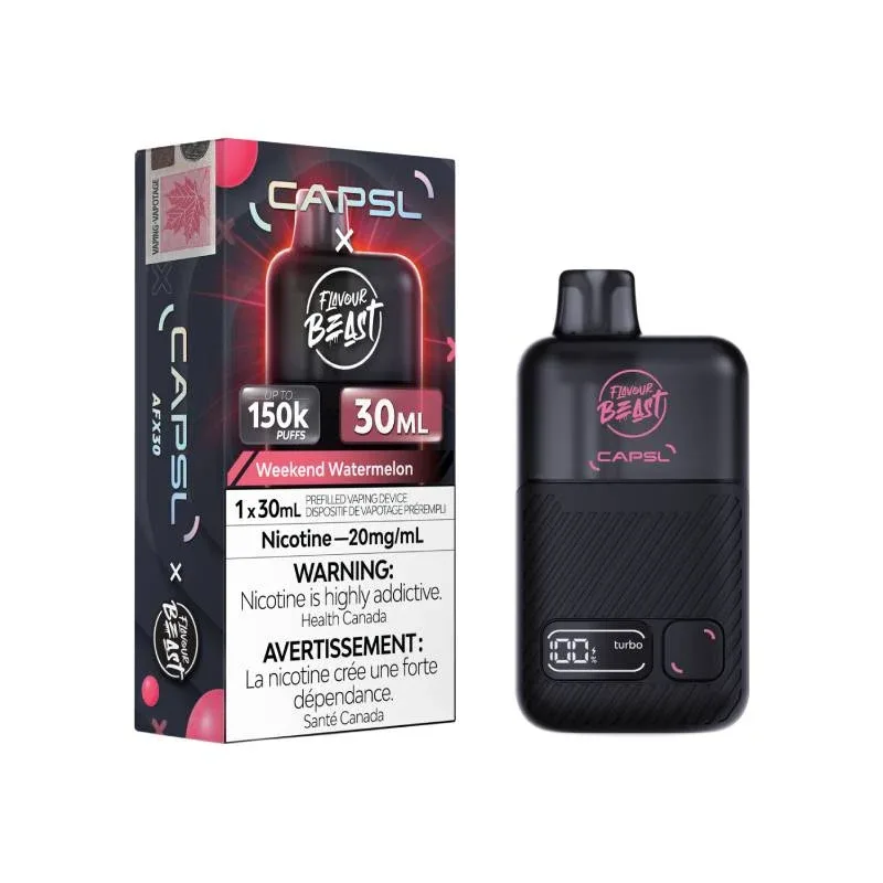 Flavour Beast x CAPSL 150K – Weekend Watermelon Iced