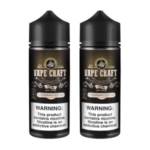 Vape Craft Strawberry Custard 2 Bottle Bundle - Breazy