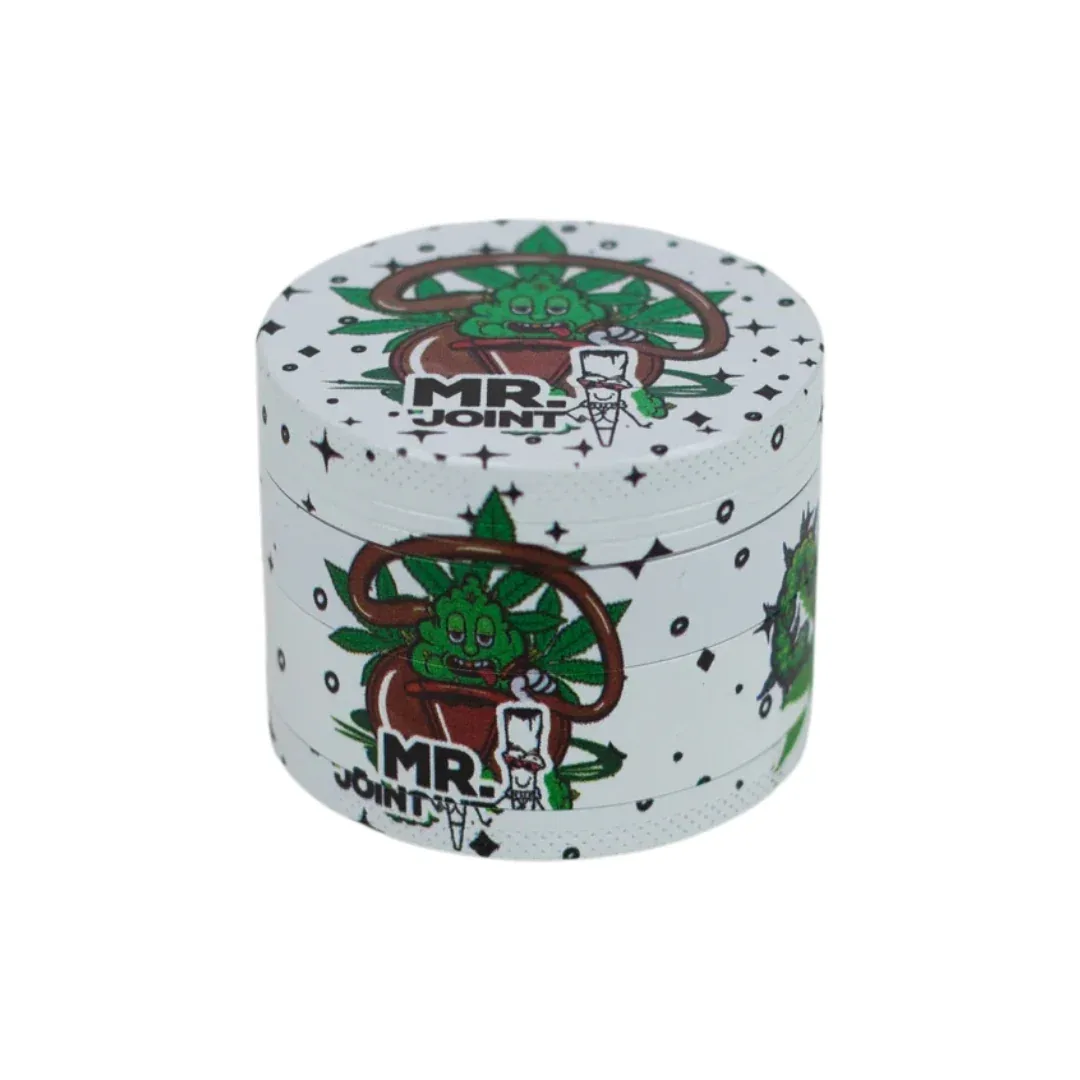 Mr Joint Cannabis 50mm Premium Zinc Alloy Weed Grinder - Image 2