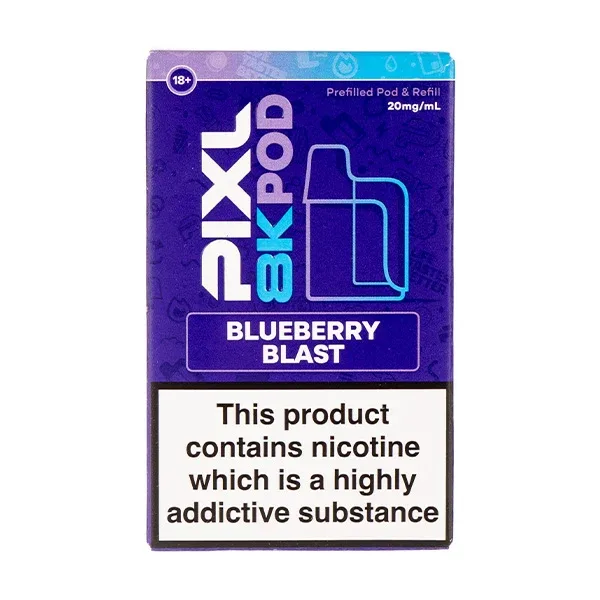Blueberry Blast Pixl 8000 Prefilled Pod + Refill Pack