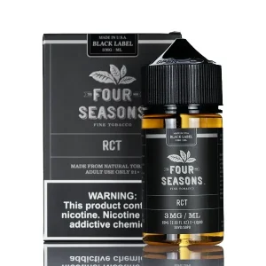 Four Seasons E-liquids - Black Label - RCT - 60ml