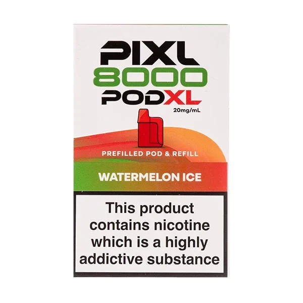 Watermelon Ice Pixl 8000 Prefilled Pod + Refill Pack