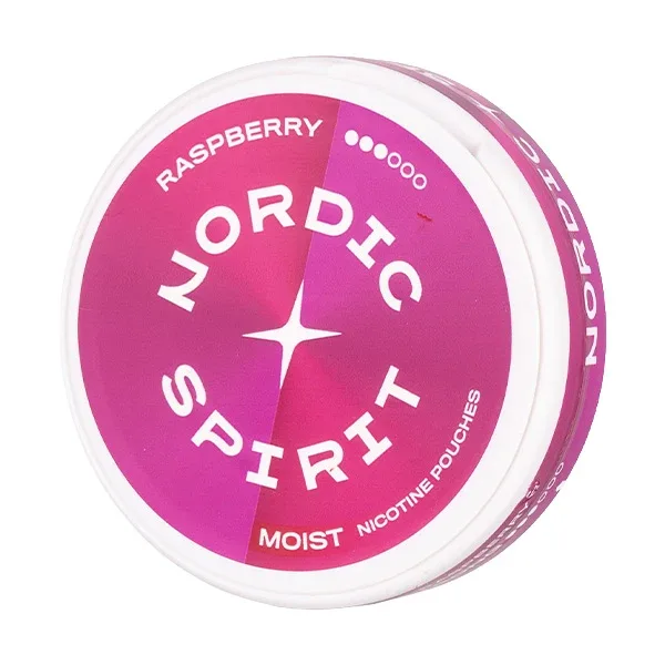 Raspberry Standard Nicotine Pouches by Nordic Spirit - Image 2