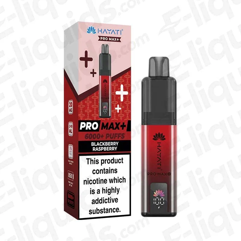 Hayati Pro Max 6K Blackberry Raspberry Prefilled Pod Kit