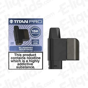 Titan Pro Blueberry Sour Razz Prefilled Pod