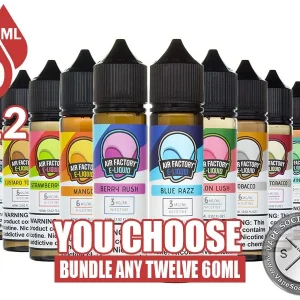 Air Factory E-Juice Bundle 12x60ml (720ml)