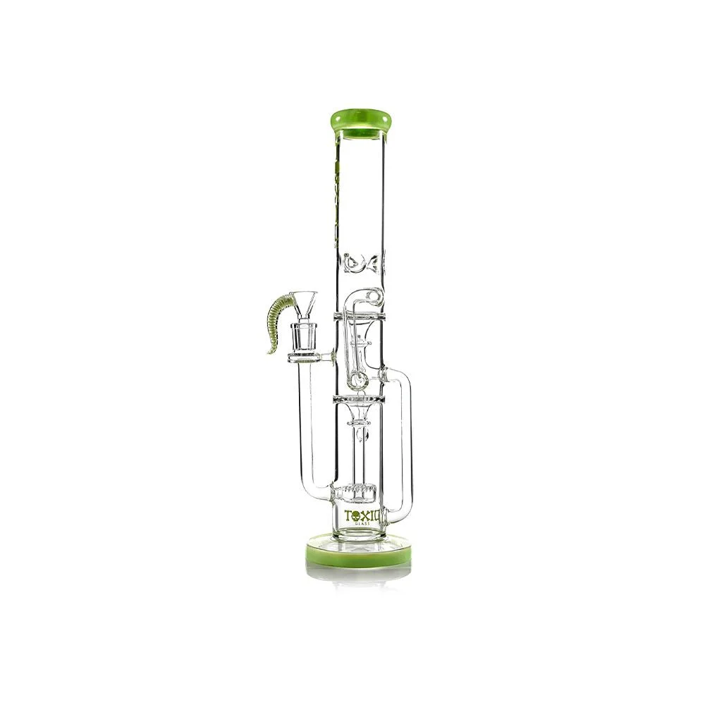 MKGlass TX44 Toxic Straight Shooter 16″ Water Pipe