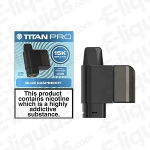 Titan Pro Blue Raspberry Prefilled Pod