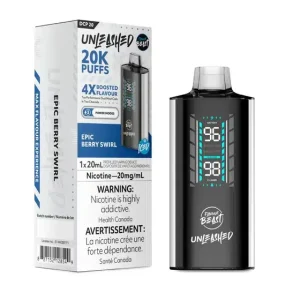 Flavour Beast Unleashed DCP 20K Disposable Epic Berry Swirl