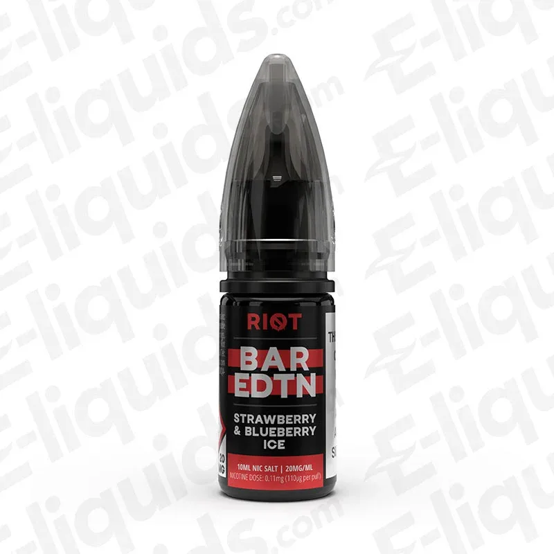 Riot Squad Bar Edition Strawberry Blueberry Ice Nic Salt