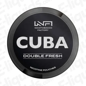 CUBA Black Double Fresh Nicotine Pouches