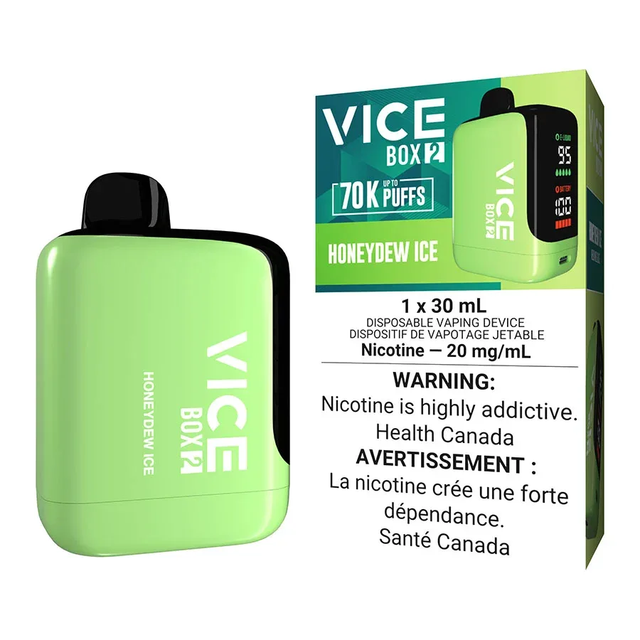 Vice Box 2 Disposable Vape Device - Honeydew Ice