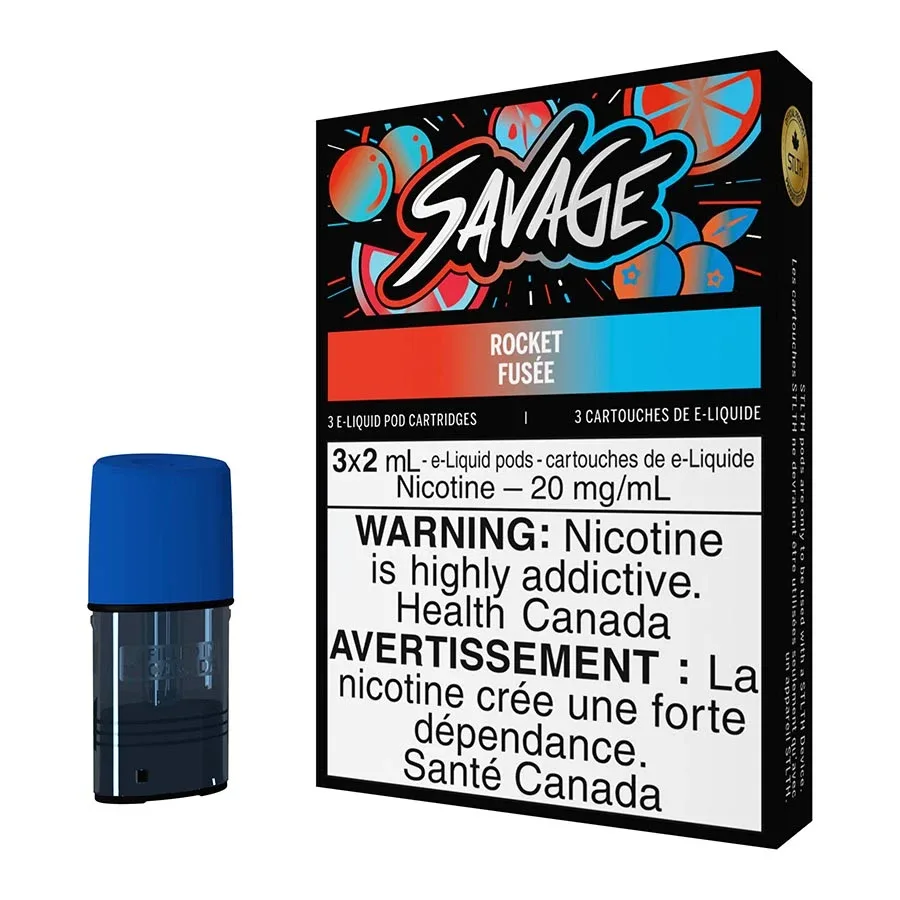 STLTH E-Liquid Pod Pack - Savage Rocket