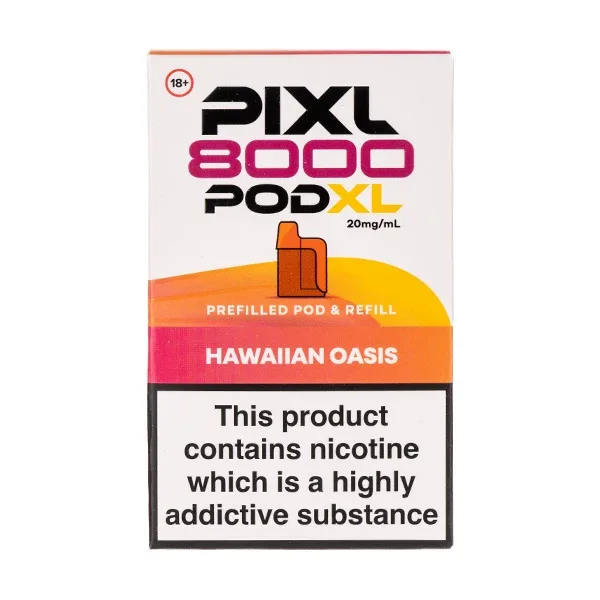 Hawaiian Oasis Pixl 8000 Prefilled Pod + Refill Pack