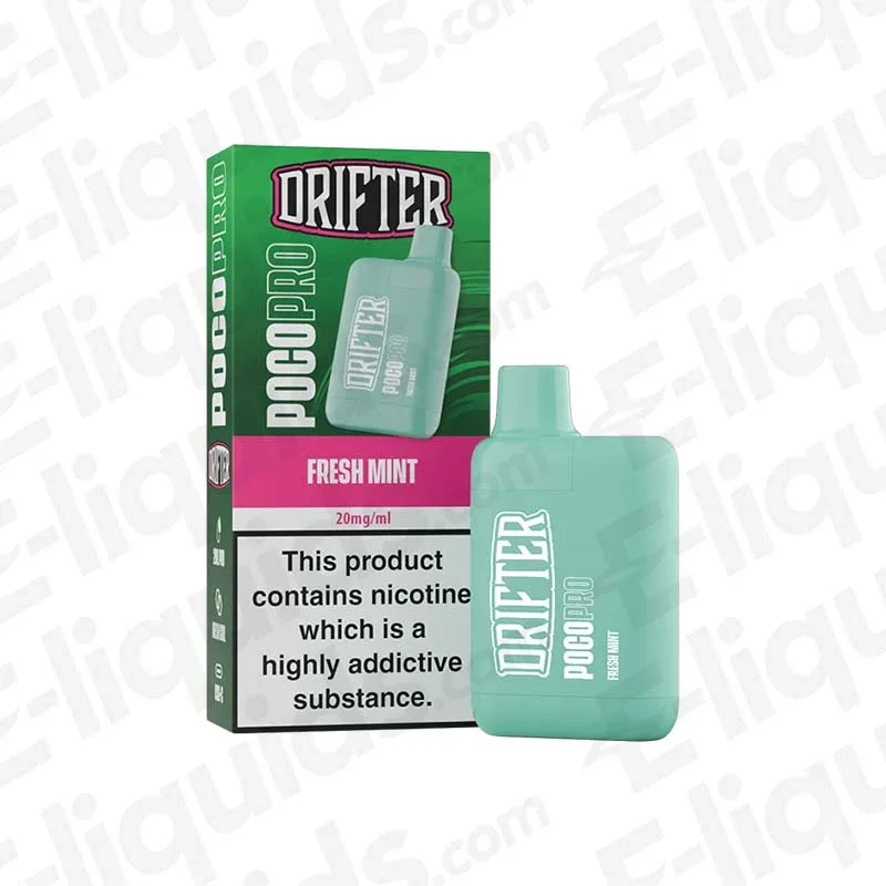 Drifter Poco Pro Fresh Mint Prefilled Pod Kit - 2ml