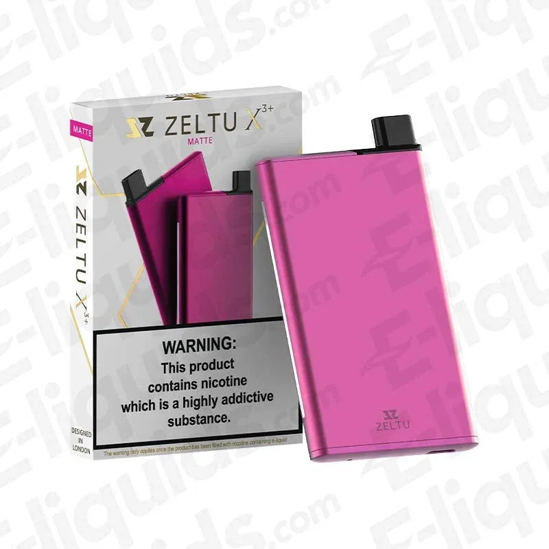 Zeltu X3+ Matte Pink Pod Kit