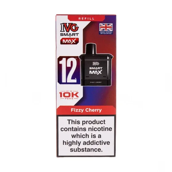 Fizzy Cherry Smart Max Prefilled Pod + Refill by IVG