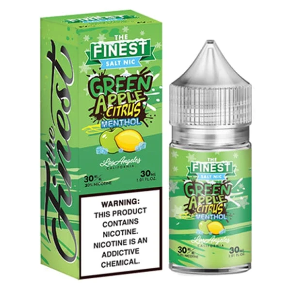 Green Apple Citrus Menthol The Finest Salts 30mL