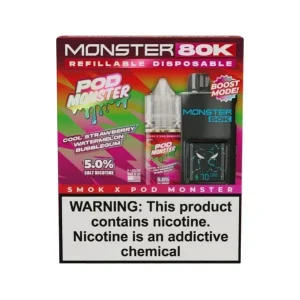 Monster 80K Refillable Disposable Vape | Breazy