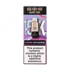 Blueberry Sour Raspberry Bar 15K Prefilled Pod + Refill by SKE