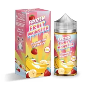 Frozen Fruit Monster E-Liquid - Strawberry Banana Ice - 100ml | Only $18.99