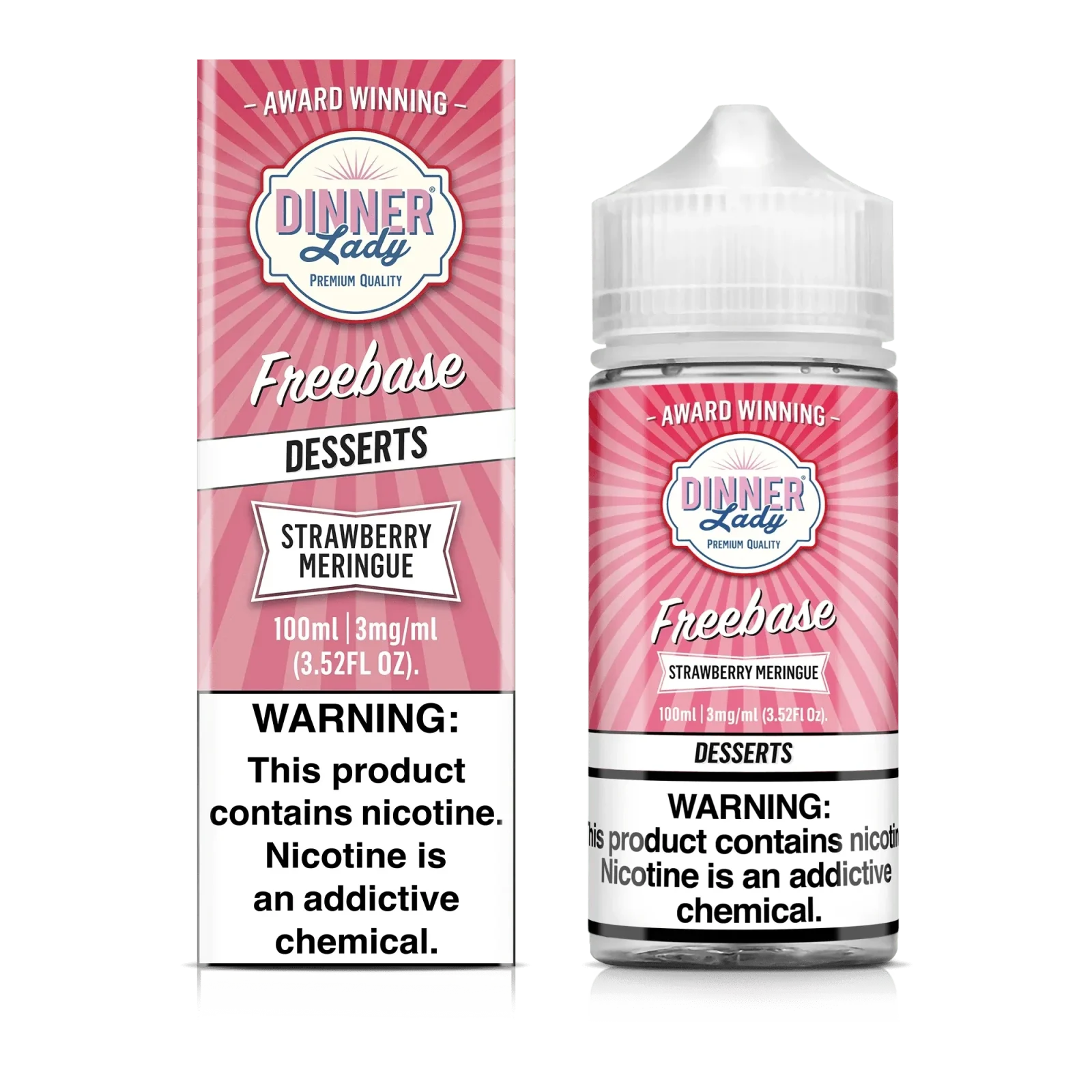 Strawberry Meringue - Dinner Lady - 100mL