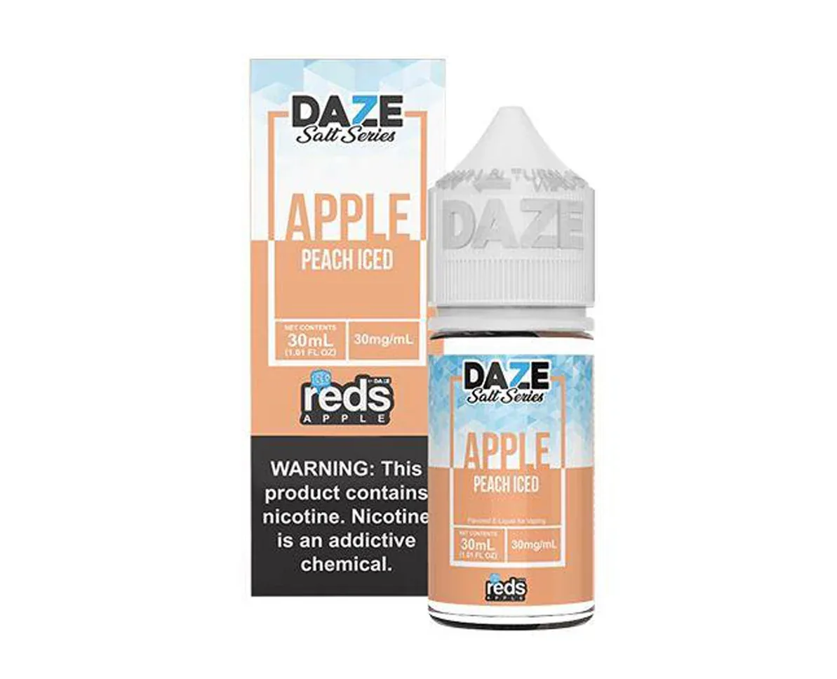 7 Daze Salt Apple Peach Iced