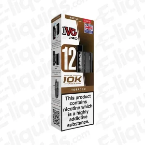 IVG Pro 12 20mg Tobacco Prefilled Pod