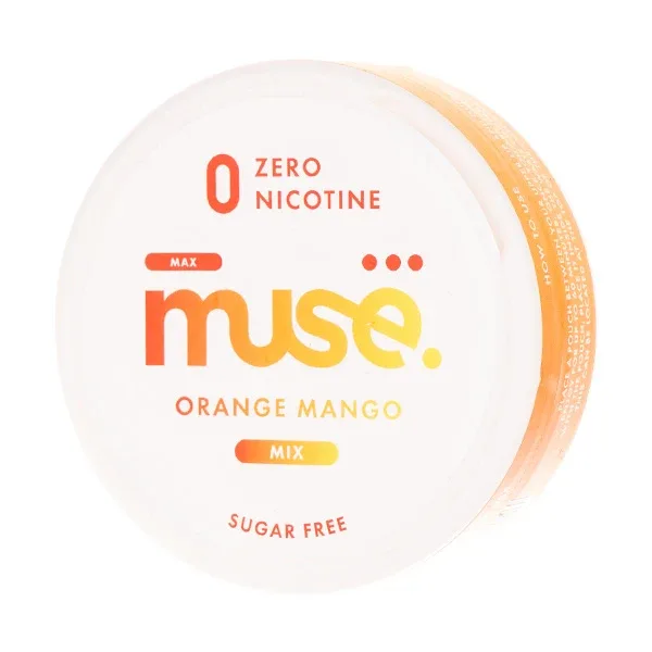 Orange Mango Zero Nicotine Pouches by Muse