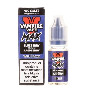 Blueberry Sour Raspberry Nic Salt E-Liquid by Vampire Vape Max