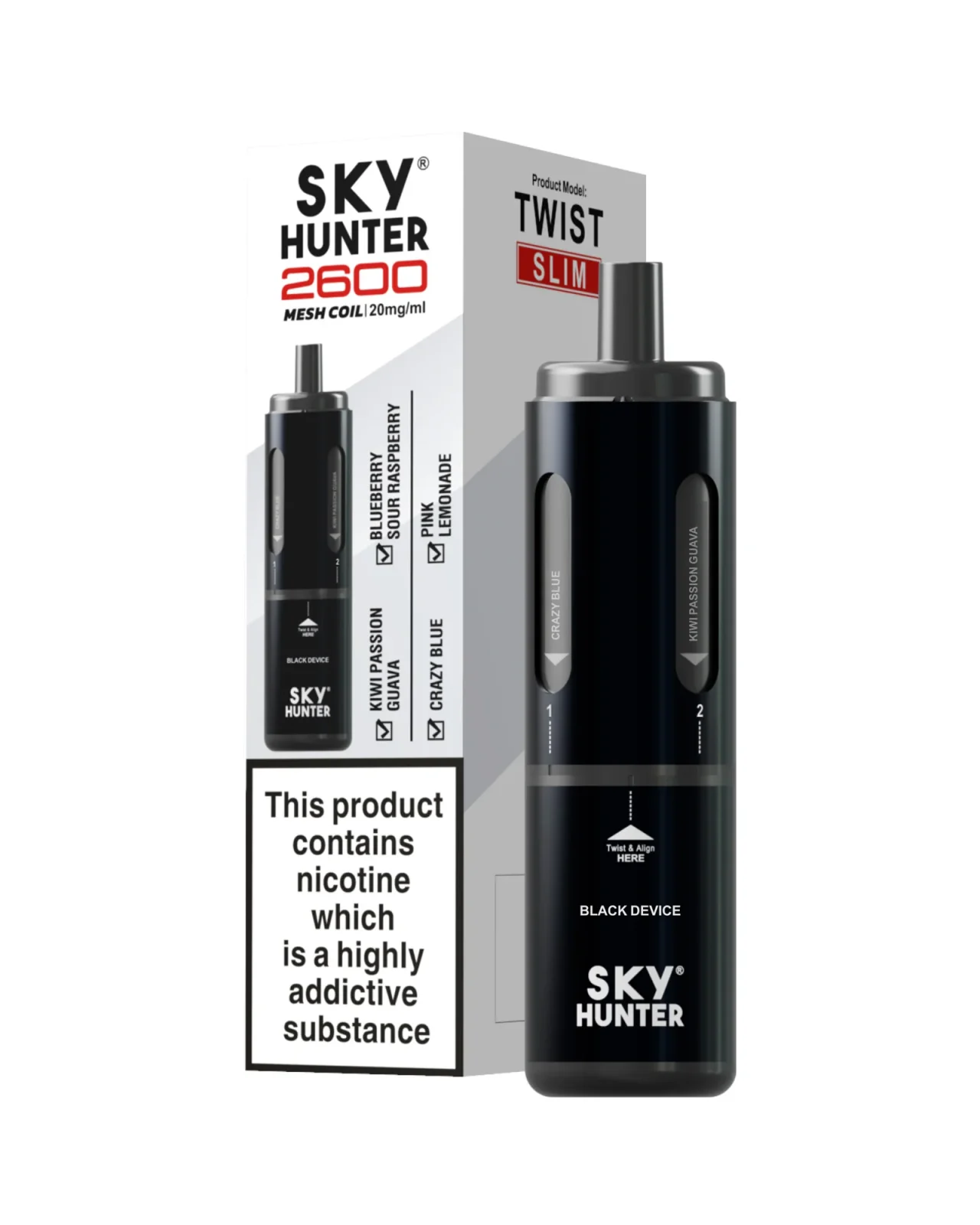 Sky Hunter Twist Slim Pod Kit - Image 2