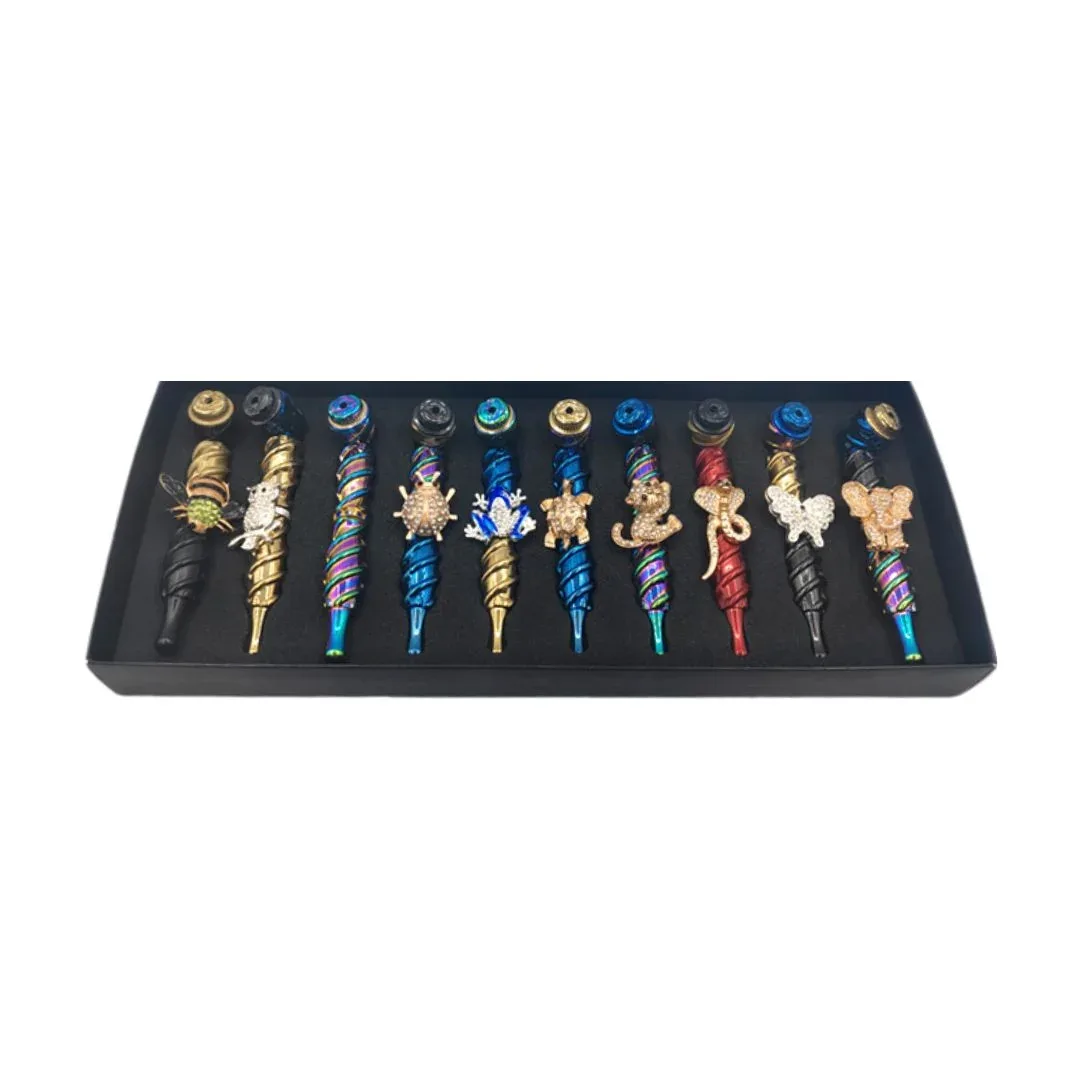 Premium Metal Hand Pipe Animal Design - Image 2