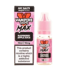 Raspberry Apple Juice Nic Salt E-Liquid by Vampire Vape Max