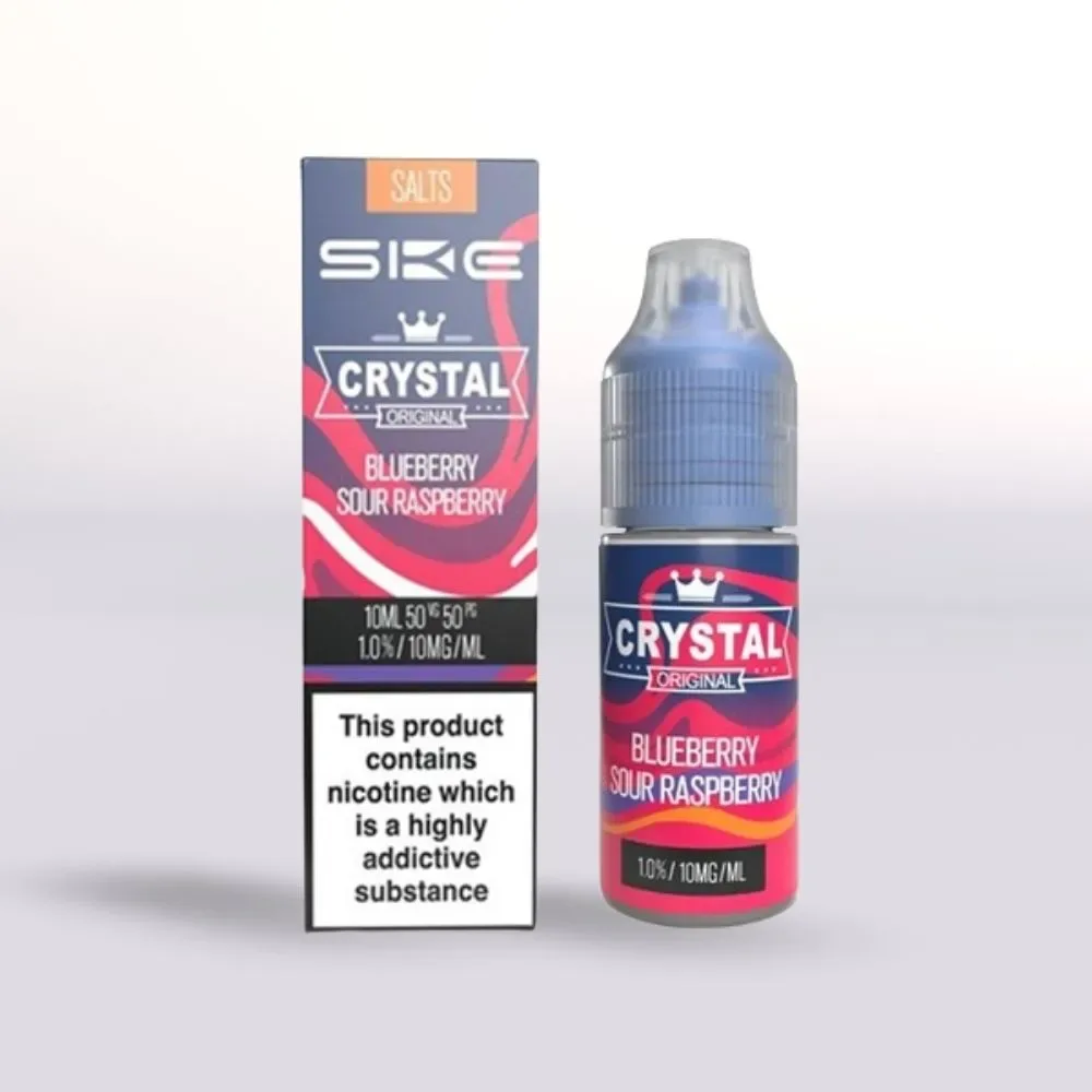SKE Crystal Nic Salt Blueberry Sour Raspberry E-liquid - Image 2