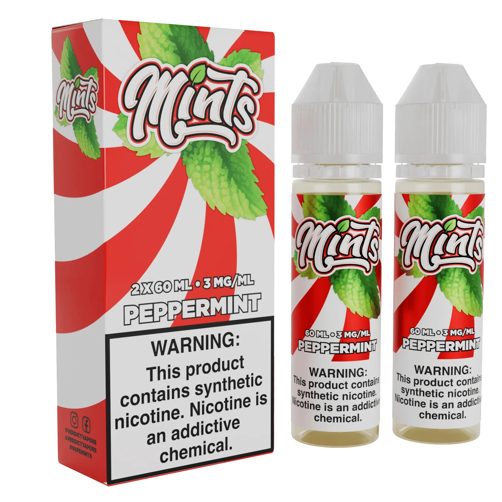 Peppermint - Mints Vape Co. - 120mL