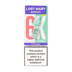 Fruit Medley BM6000 Prefilled Pod + Refill by Lost Mary