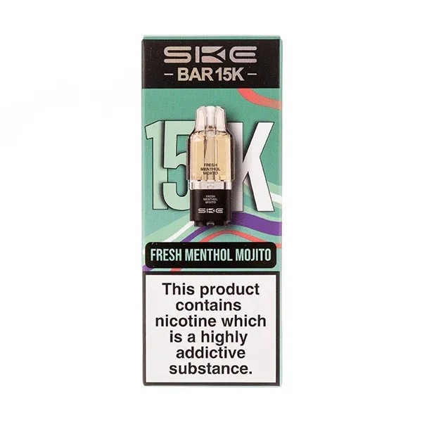 Fresh Menthol Mojito Bar 15K Prefilled Pod + Refill by SKE