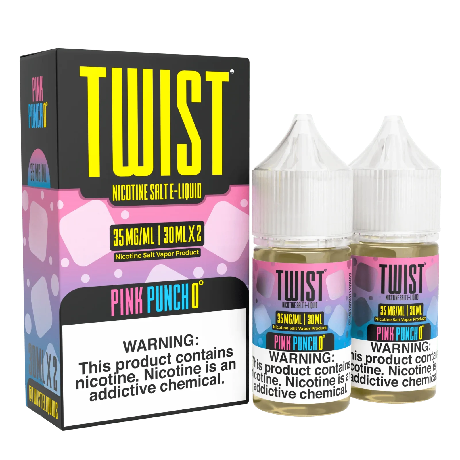 Pink Punch 0° (Pink 0°) SALT - Twist E-Liquids - 60mL