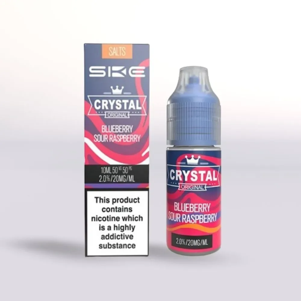SKE Crystal Nic Salt Blueberry Sour Raspberry E-liquid
