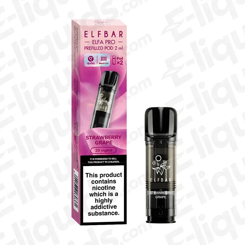 ELF BAR Elfa Pro Strawberry Grape Prefilled Pod