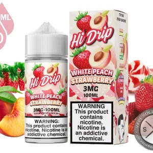 White Peach Strawberry By Hi Drip E-Liquids 100ml