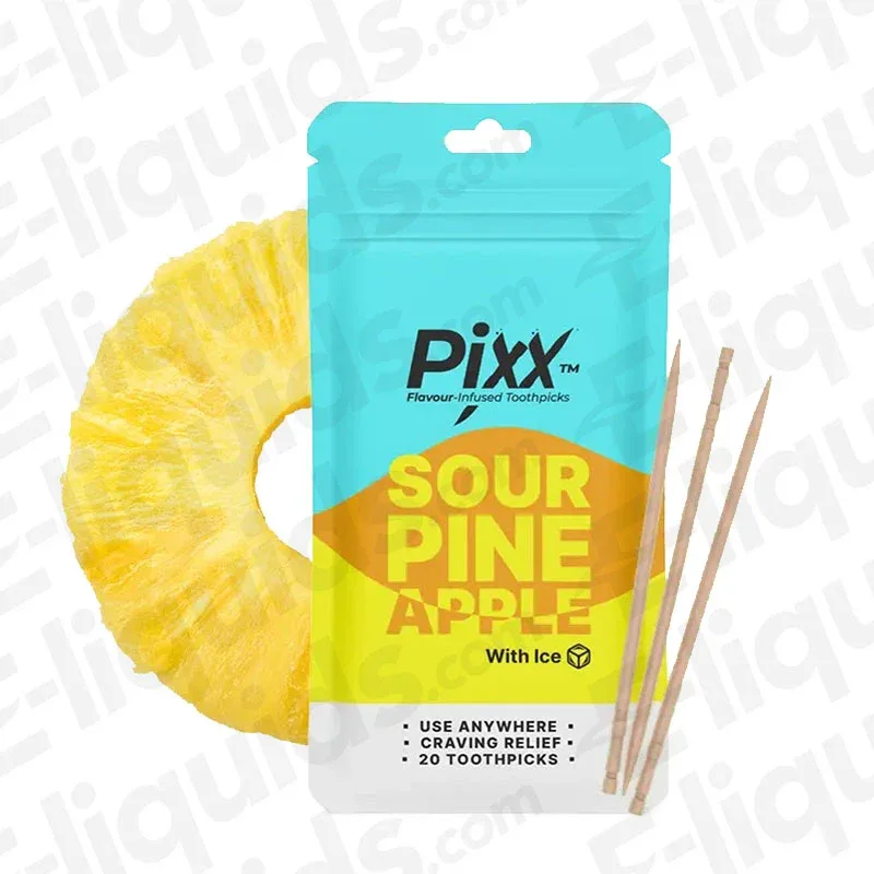 Pixx Sour Pineapple 0mg Toothpicks