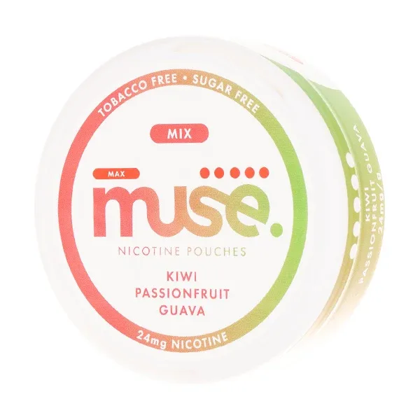 Kiwi Passionfruit Guava Nicotine Pouches by Muse