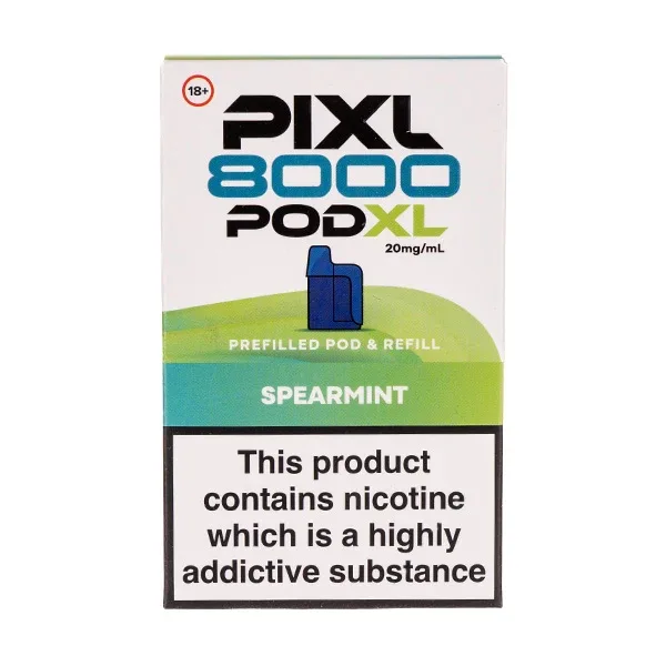 Spearmint Pixl 8000 Prefilled Pod + Refill Pack