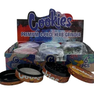 Cookies Premium 4-Pieces Herb Grinder 65mm x 45mm